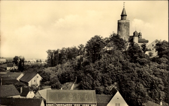 Postcard Posterstein in Altenburger Land, Posterstein Castle