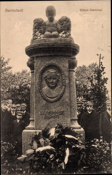 Ak Barmstedt in Holstein, Bösch-monument