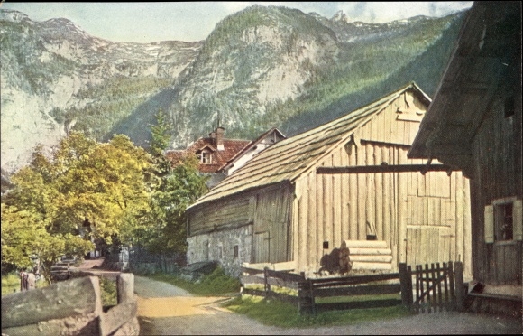 PC Obertraun Upper Austria, village motif