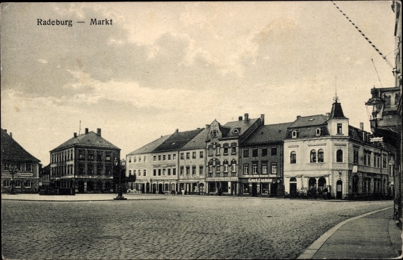 PC Radeburg in Saxony, market