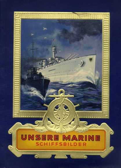 Our navy ship pictures collection picture album of the Jasmatzi cigarette factory Dresden 1933