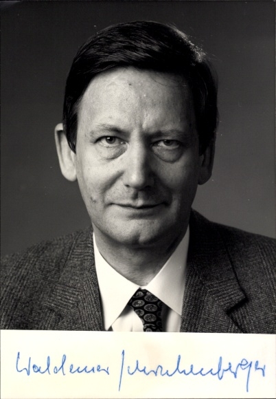 Foto Politiker Waldemar Schreckenberger, Autogramm