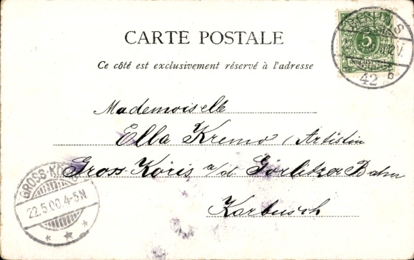 Ansichtkaart Paris VIII Élysée, motief: Wereldtentoonstelling Parijs 1900, Grand Palais