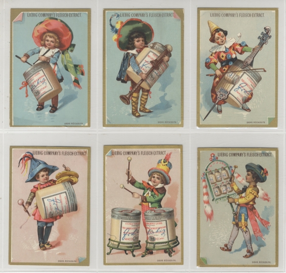 Liebig pictures series A 131 S 247 musicians (small), 1889