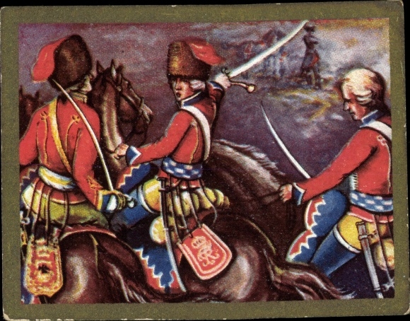 Sammelbild Alles für Deutschland Bild Nr. 137, Kunnersdorf 1759