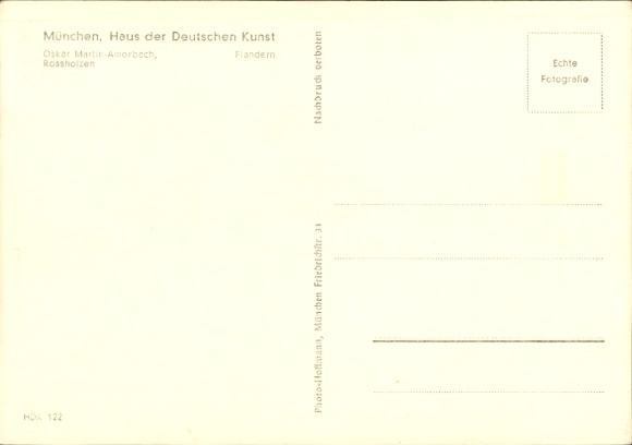 Artist Postcard Martin-Amorbach, Oskar, Flanders, HDK 122, German Wehrmacht, II. World War