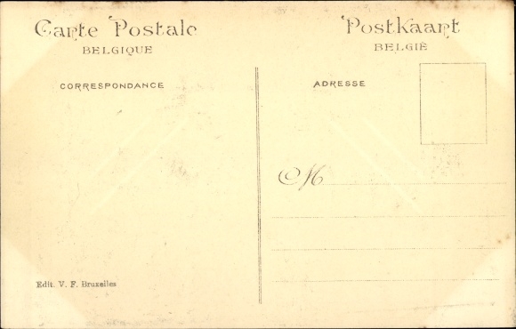 Pocztówka Bruksela Bruksela, 1910 Wystawa, Pawilon Hiszpański