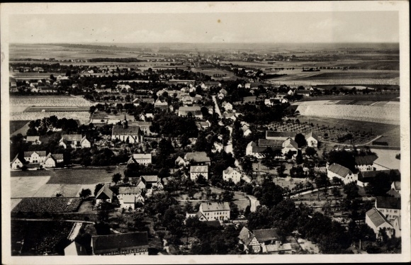 PC Grumbach Wilsdruff Saxony, total view, aerial photograph