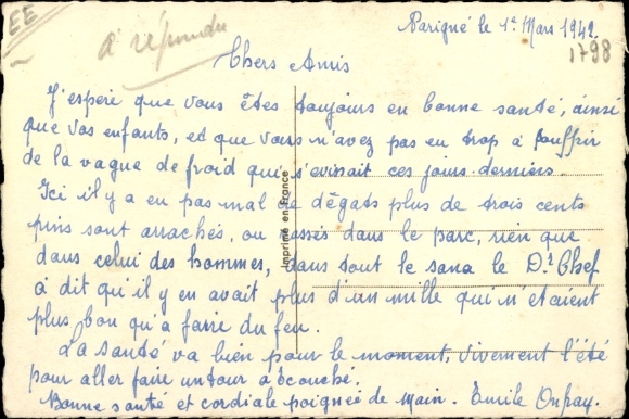 Artist Postcard Bouret, Germaine, Everything is fine, Madame la marquise