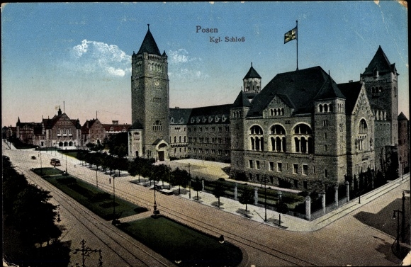 Postcard Poznań Poznań, Royal Castle