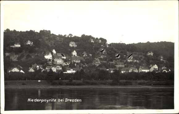 Photo Postcard Dresden Niederpoyritz, general view