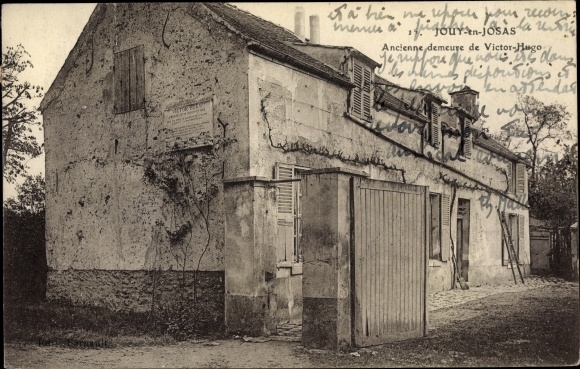 Postcard Jouy en Josas Yvelines, former home of Victor Hugo, general view