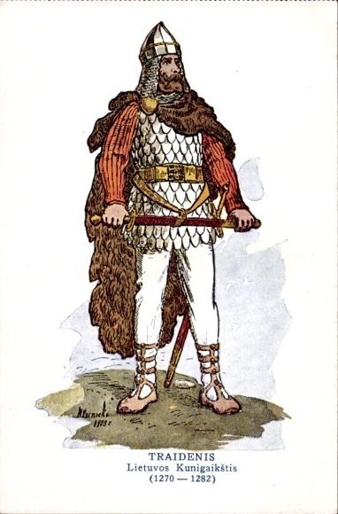 Artist PC Traidenis, Lietuvos Kunigaikstis, nobility 1270-1282