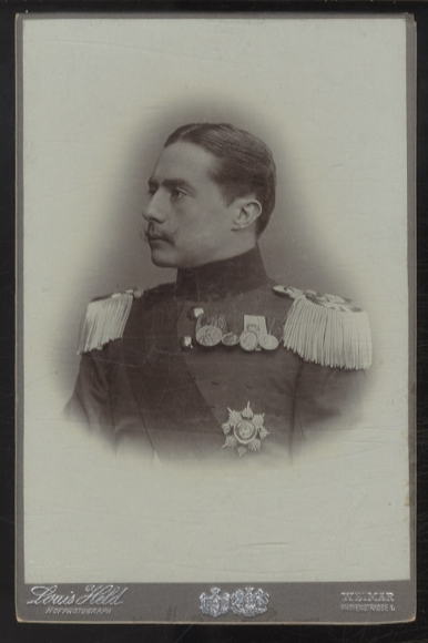 Cabinet Foto Großherzog Wilhelm Ernst von Sachsen-Weimar-Eisenach