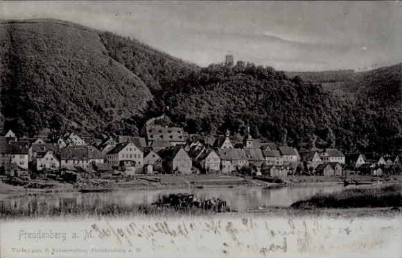 Postcard Freudenberg in der Mark, Panorama