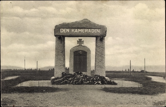 Ak Kirchenlamitz in het Fichtelgebirge van Opper-Franken, oorlogsmonument
