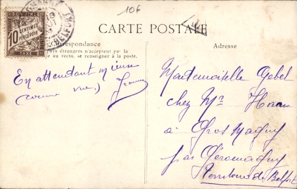 Postcard Yport Seine Maritime, Place de l'Eglise