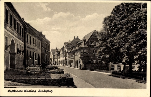 PC Wirsberg in the Franconian Forest of Bavaria, market place