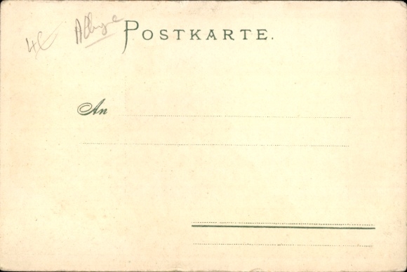 Artist Chromo-Litho Pfaff, C., Kaub in Rhineland Palatinate, Gutenfels Castle
