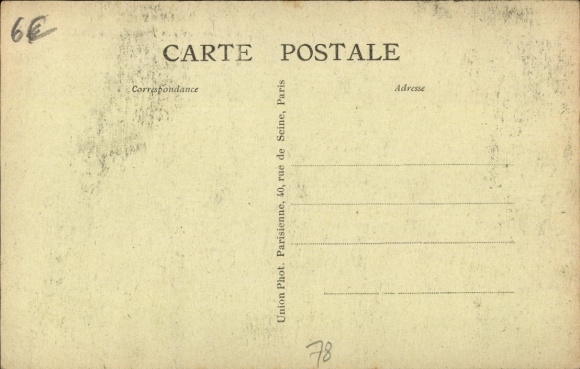 Postcard Montfort l'Amaury Yvelines, L'Église vue des Promenades