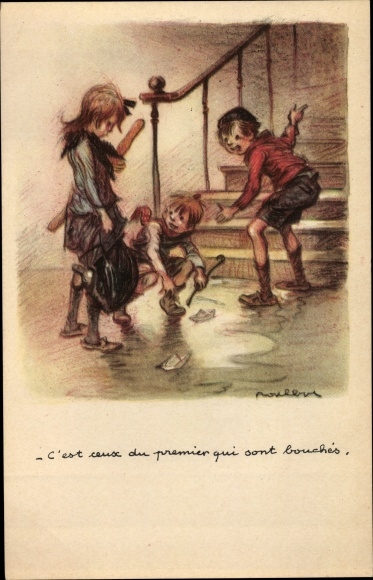 Artysta KP Poulbot, Francisque, C'est ceux du premier qui sont bouches, Kinder