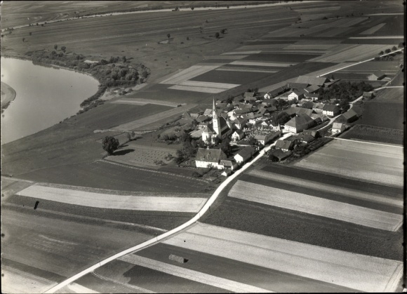 Foto Pondorf an der Donau Kirchroth Niederbayern, Fliegeraufnahme