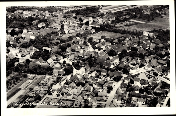 PC abbreviation Meißenheim Ortenaukreis, aerial photo of the city