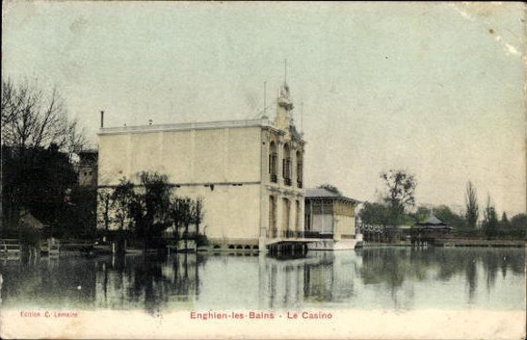 Set von 82 AK von Enghien-les-Bains, verschiedene Ansichten