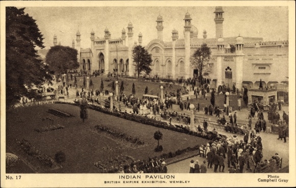 KP Wembley Londyn Anglia, Wystawa Imperium Brytyjskiego, Pawilon Indyjski