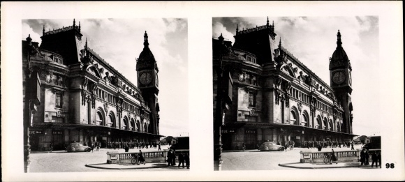 Stereo Photo Paris, La Gare de Lyon