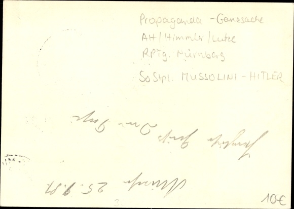 Postal stationery PC Nazi Party Rally Nuremberg, standard bearer, NSDAP