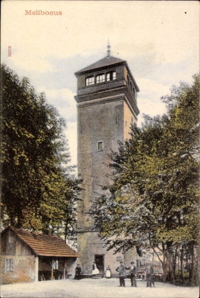 Postcard Auerbach Bensheim an der Bergstraße Hesse, Melibocus