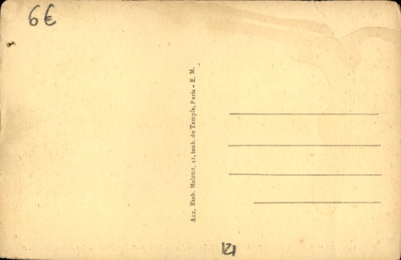 Postcard Saint Cloud Coteaux Hauts de Seine, Place de Longchamp and Escalier de la Gare