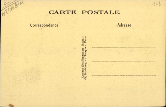 Postcard Vanves Hauts de Seine, Lycee Michelet, The Descent to Rue Michelet