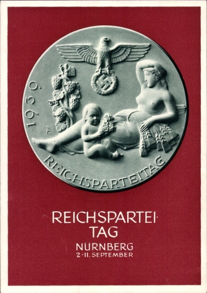 Ganzsachen Ak Nürnberg, Reichsparteitag 1939, Reichsparteitag des Friedens