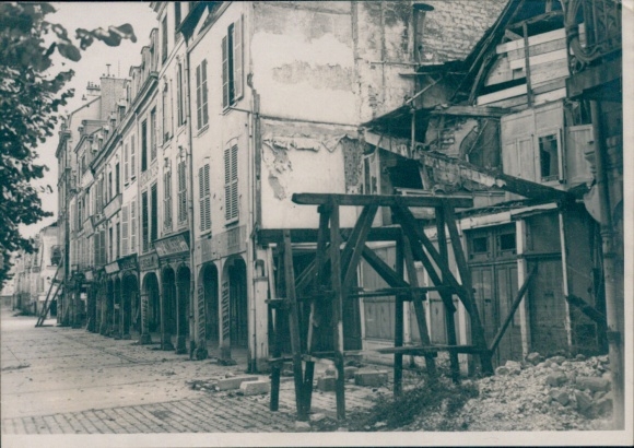 Photo Reims Marne, Rue Drouet, war damage