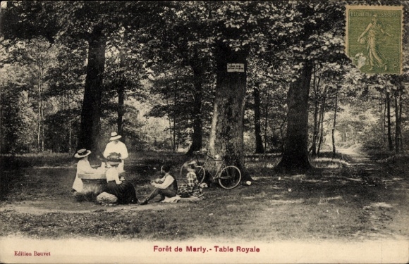 Ak Marly le Roi Yvelines, Foret de Marly, Table Royale