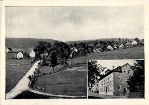 KP Lippertsgrün Naila w Górnej Frankonii, Gasthaus Hans Wirth, Panorama