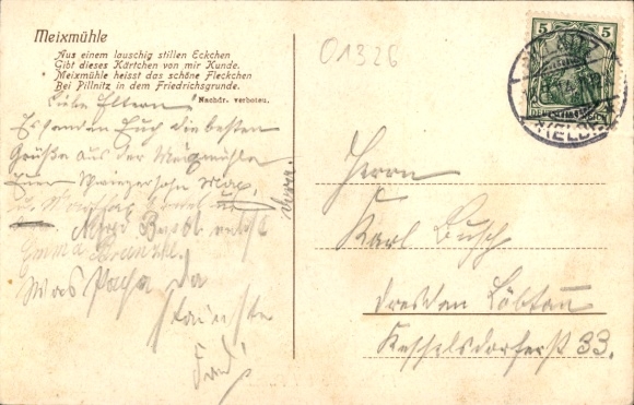PC Dresden Pillnitz, Meixmühle in Friedrichsgrund
