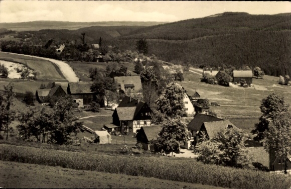 Ak Schellerhau Altenberg im Erzgebirge, Unterer Ortsteil