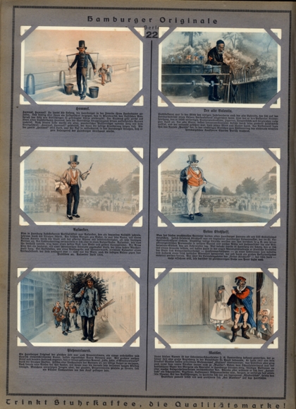 Stuhr-Album 1 Hamburg through the ages Collection picture album of the Stuhr coffee roastery Hamburg 1930