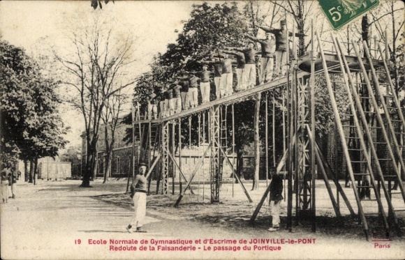 Ak Joinville le Pont Val de Marne, Ecole Normale de Gymnastique et d'Escrime