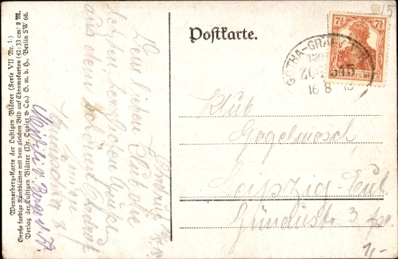 Artist Postcard Wennerberg, Bruno, Message of Victory, Woman with Letter