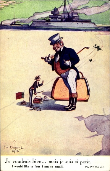 Artist PC Dupuis, Emil, Portugal, Monsieur l'Anglais, Shadow of Kaiser Wilhelm II., Warship