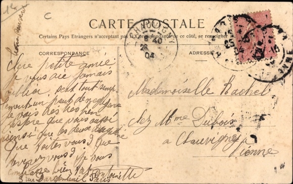 Postcard Paris, Jardin des Tuileries, The Bird Charmer, Mon Cahard and Ferdinand