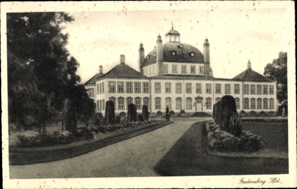 KP Fredensborg Dania, Fredensborg Slot, architektura, ogród, żadnych ludzi