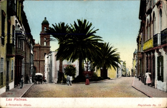 Postcard Las Palmas de Gran Canaria Canary Islands, cityscape