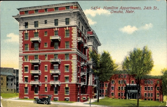 Ak Omaha Nebraska VS, Hamilton Appartments, 24th Street
