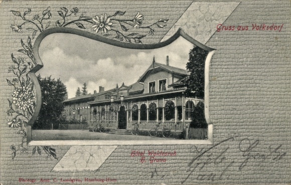 passe-partout Ak Hamburg Wandsbek Volksdorf, Hotel Waldesruh