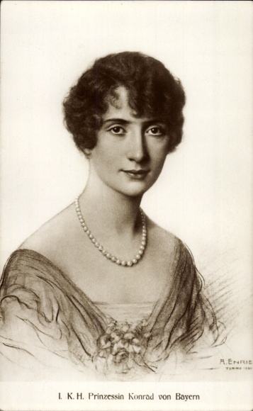 Künstler Ak Enrie, A., Prinzessin Konrad von Bayern